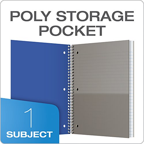 Oxford 1-Subject Poly Notebook, Pack of 3