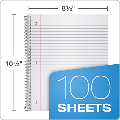 Oxford 1-Subject Poly Notebook, Pack of 3