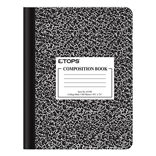 Oxford Composition Notebook, College Ruled Paper, 9-3/4 x 7-1/2,...