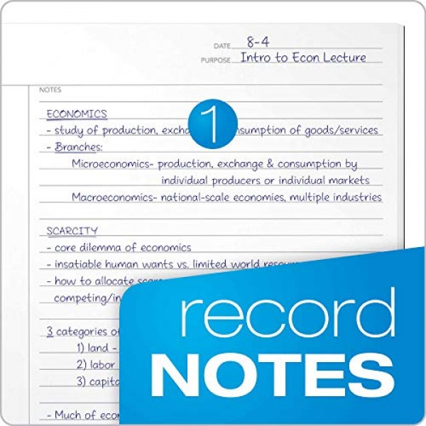 Oxford FocusNotes Note Taking System Composition Book, 9.75 x 7.5 ...