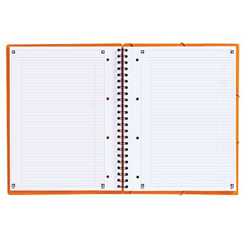 Oxford International A4+ Poly Cover Meeting Book Narrow Ruled with...