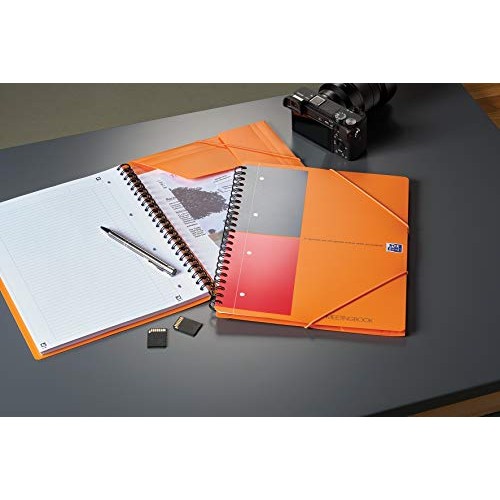 Oxford International A4+ Poly Cover Meeting Book Narrow Ruled with...