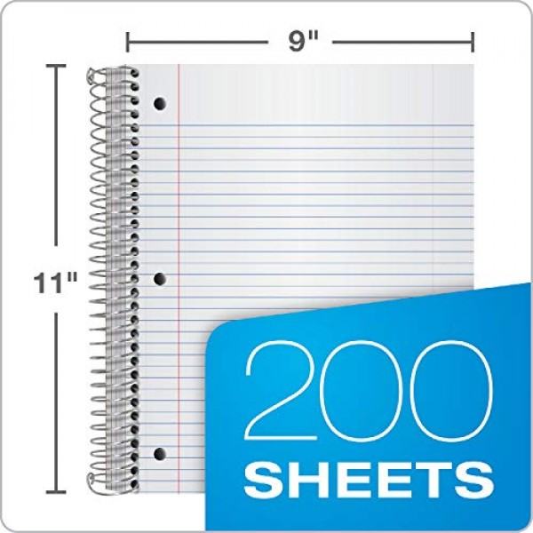 Oxford Notebook, Wirebound, 11 x 9, Assorted Covers No Color Ch...