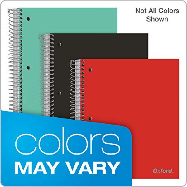 Oxford Notebook, Wirebound, 11 x 9, Assorted Covers No Color Ch...
