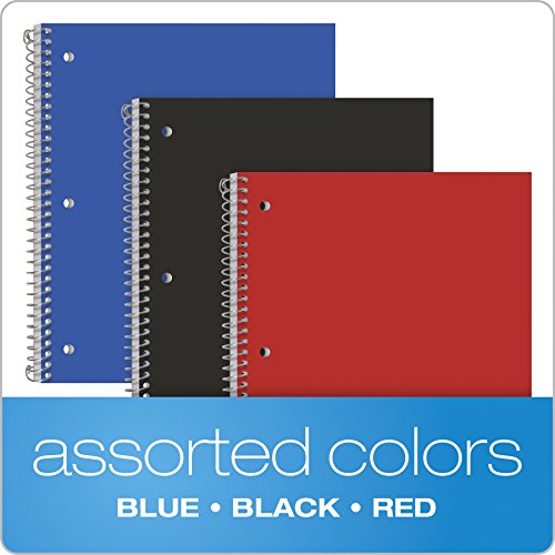 Oxford Spiral Notebooks, 1 Subject, College Ruled Paper, Durable P...