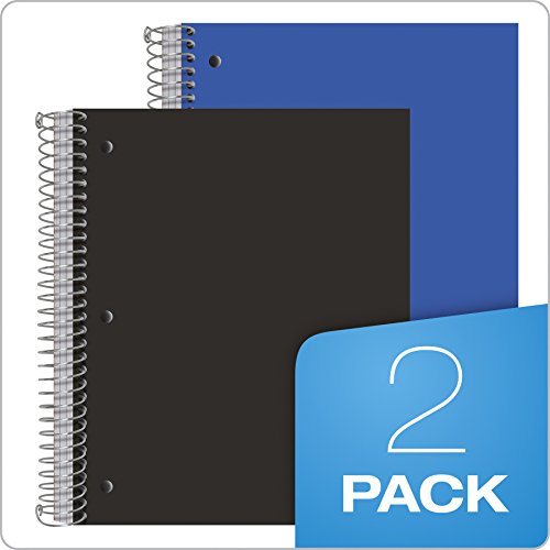 Oxford Spiral Notebooks, 3-Subject, College Ruled Paper, Durable P...