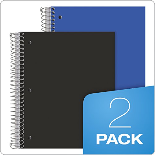 Oxford Spiral Notebooks, 5 Subject, College Ruled Paper, Durable P...