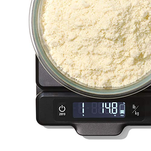 OXO Good Grips 5-lb Food Scale with Pull-Out Display,Black