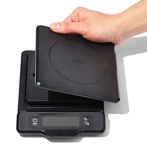 OXO Good Grips 5-lb Food Scale with Pull-Out Display,Black