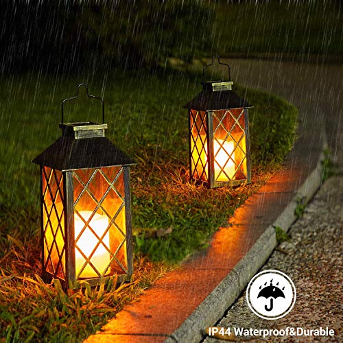 OxyLED Solar Lanterns, 2 Pack LED Solar Lights Outdoor, Hanging La...