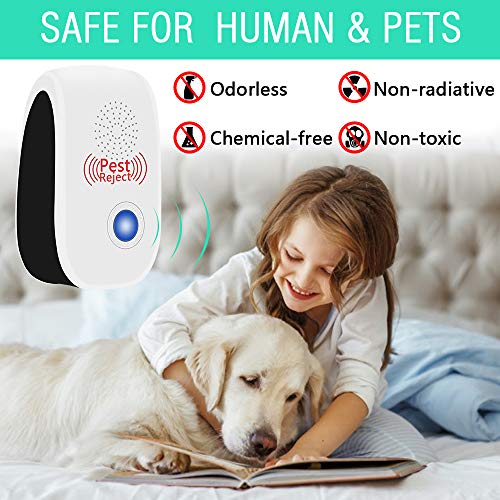 Ultrasonic Repeller, 6 Packs, 2020 Upgraded, Electronic Indoor Rep...