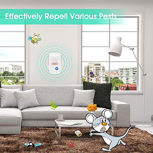 Ultrasonic Repeller, 6 Packs, 2020 Upgraded, Electronic Indoor Rep...