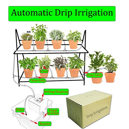 OYSIR Automatic Drip Irrigation Kit,Self Watering System Timer Irr...