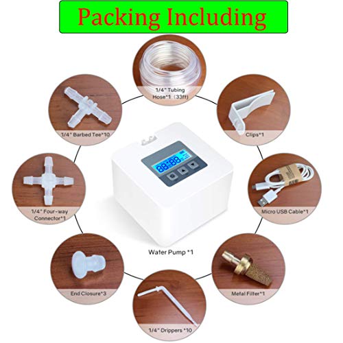 OYSIR Automatic Drip Irrigation Kit,Self Watering System Timer Irr...