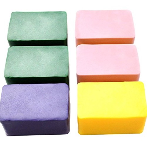 Ozera 2 Pack Silicone Soap Molds, 6 Cavities Silicone Baking Mold ...