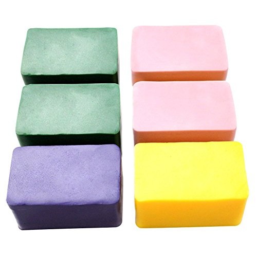 Ozera 2 Pack Silicone Soap Molds, 6 Cavities Silicone Baking Mold ...