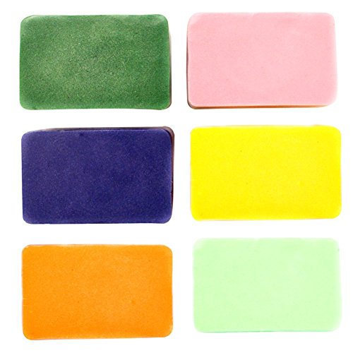 Ozera 2 Pack Silicone Soap Molds, 6 Cavities Silicone Baking Mold ...