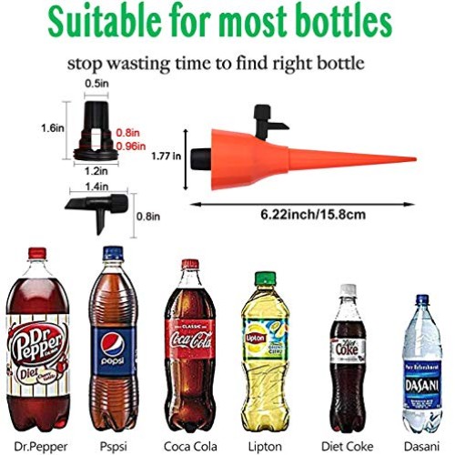 OZMI Plant Self Watering Spikes Devices, 12 Pack Automatic Irrigat...