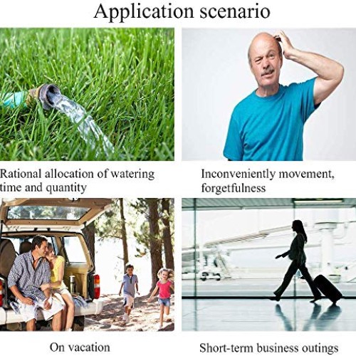 OZMI Plant Self Watering Spikes Devices, 12 Pack Automatic Irrigat...