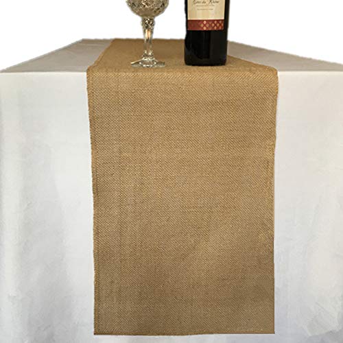 Burlap Table Runner 12 X 108- Rustic Wedding Decoration Table R...