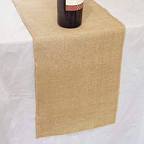 Burlap Table Runner 12 X 108- Rustic Wedding Decoration Table R...
