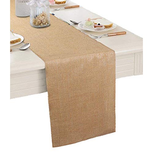 Burlap Table Runner 12 X 108- Rustic Wedding Decoration Table R...