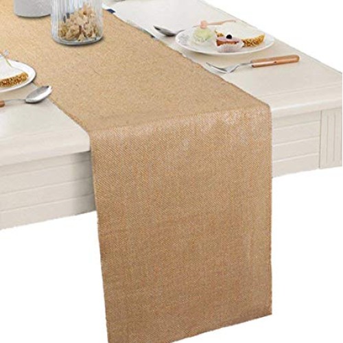 Burlap Table Runner 12 X 108- Rustic Wedding Decoration Table R...