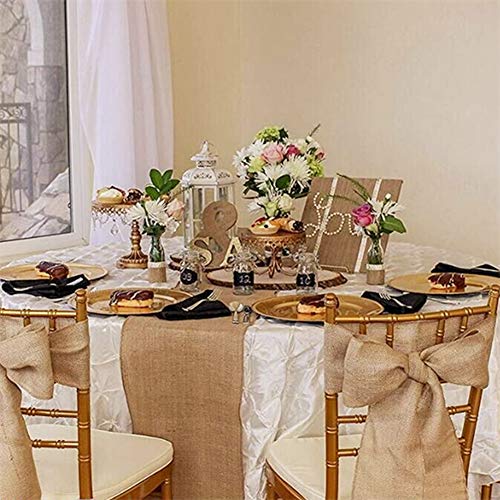 OZXCHIXU NO-FRAY NO-MESS Burlap Fabric Roll . 13 Wide x 11 Yards ...
