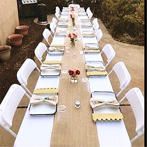OZXCHIXU NO-FRAY NO-MESS Burlap Fabric Roll . 13 Wide x 11 Yards ...