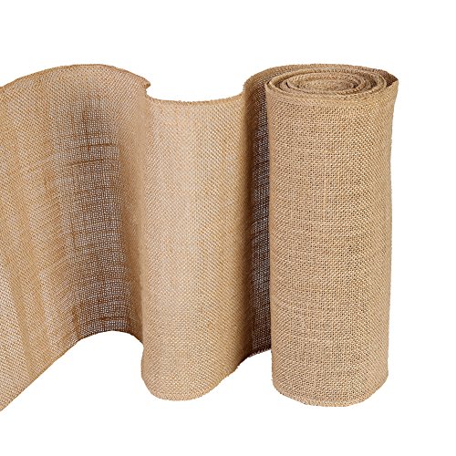 OZXCHIXU NO-FRAY NO-MESS Burlap Fabric Roll . 13 Wide x 11 Yards ...