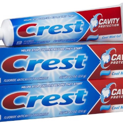 Crest Toothpaste Cavity Protection Cool Mint Gel Pack of 3