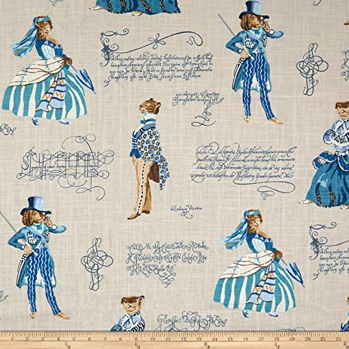 P Kaufmann Belle of the Ball Linen Fabric, Persian Blue, Fabric By...