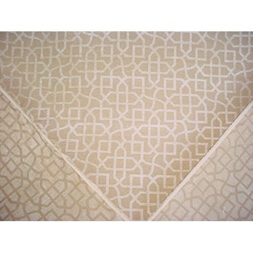 P Kaufmann/Braemore/Waverly Zinnia in Champagne - Celtic Knot/Scro...