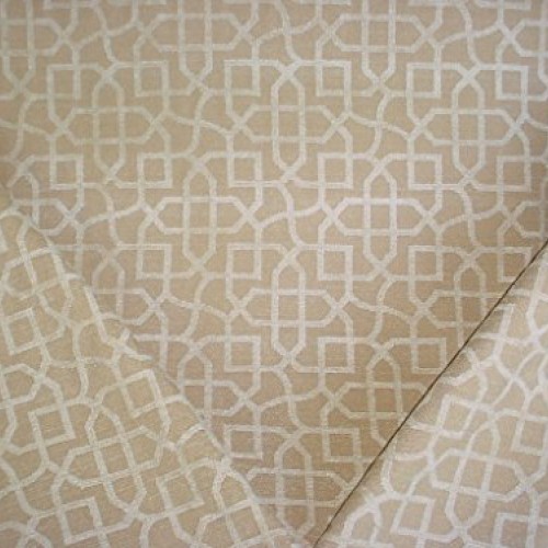 P Kaufmann/Braemore/Waverly Zinnia in Champagne - Celtic Knot/Scro...