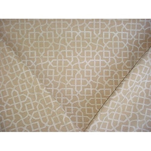 P Kaufmann/Braemore/Waverly Zinnia in Champagne - Celtic Knot/Scro...