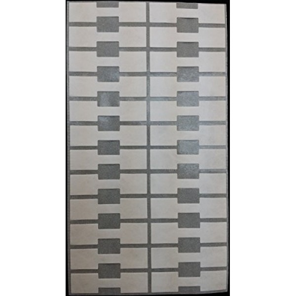 1000 Pcs White Price Tags Stickers 12mm Barbell Jewelry Display Re...