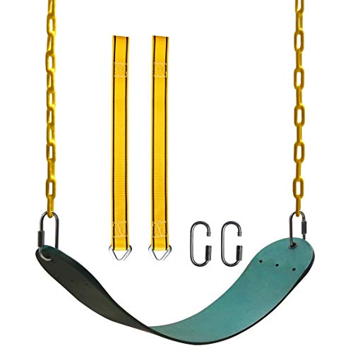 PACEARTH Swing Seat Support 660lb with 68.9 inch Anti-Rust Chains ...