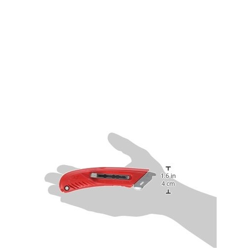Safety Knife, 5-3/4 in, Red
