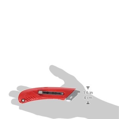 Safety Knife, 5-3/4 in, Red