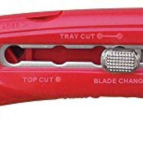 Safety Knife, 5-3/4 in, Red