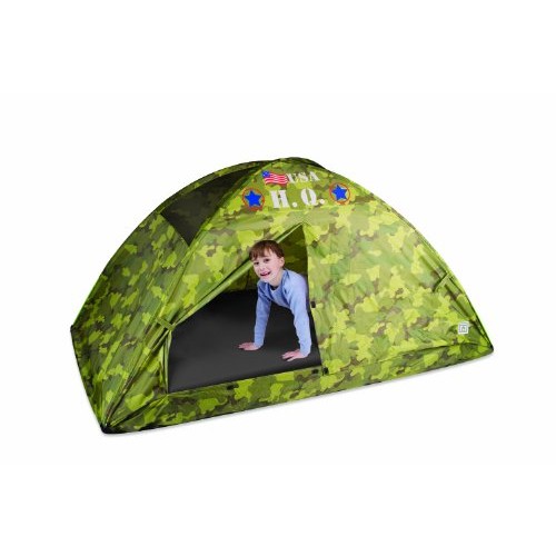 Pacific Play Tents HQ Twin Bed Tent, Camouflage
