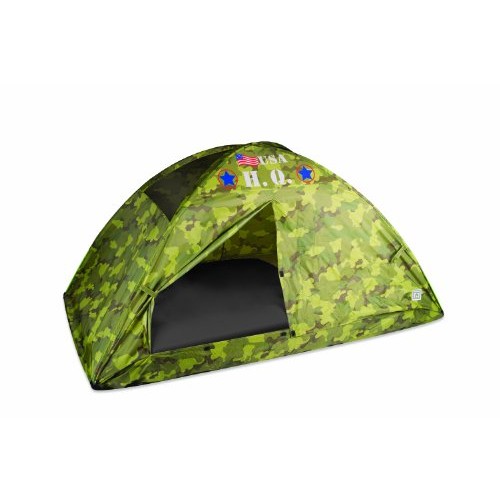 Pacific Play Tents HQ Twin Bed Tent, Camouflage