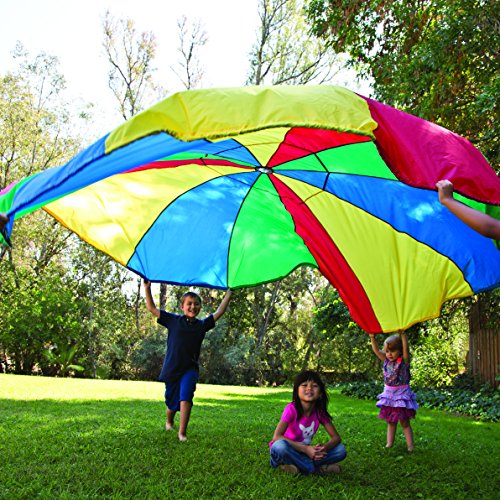 Pacific Play Tents Kids 12 Foot Parachute with No Handles, Carry B...