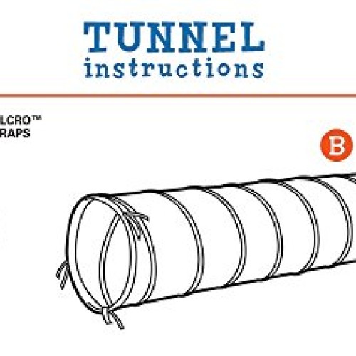 Pacific Play Tents Kids 9 Foot Institutional Crawl Tunnel w/padded...