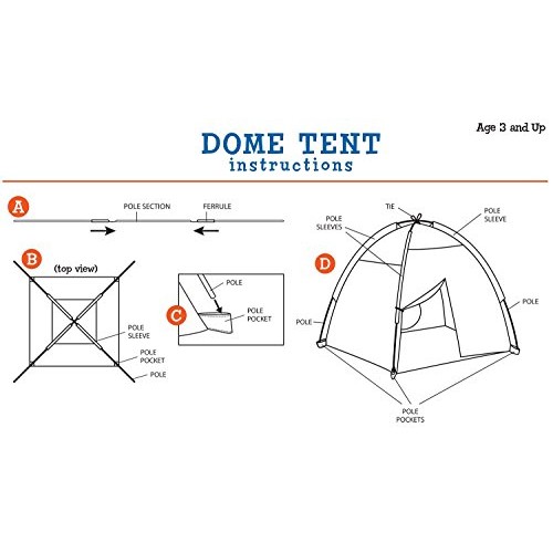 Pacific Play Tents Kids Galaxy Dome Tent w/Glow in the Dark Stars ...
