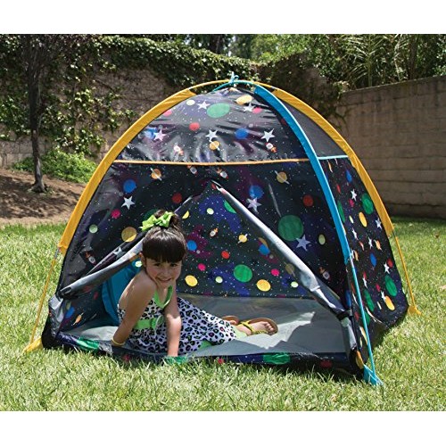 Pacific Play Tents Kids Galaxy Dome Tent w/Glow in the Dark Stars ...