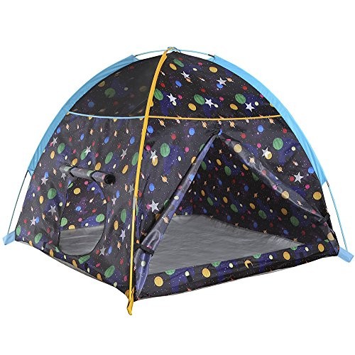 Pacific Play Tents Kids Galaxy Dome Tent w/Glow in the Dark Stars ...