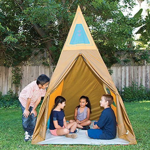 Pacific Play Tents Kids Giant Teepee Tent - 60 x 60 x 96
