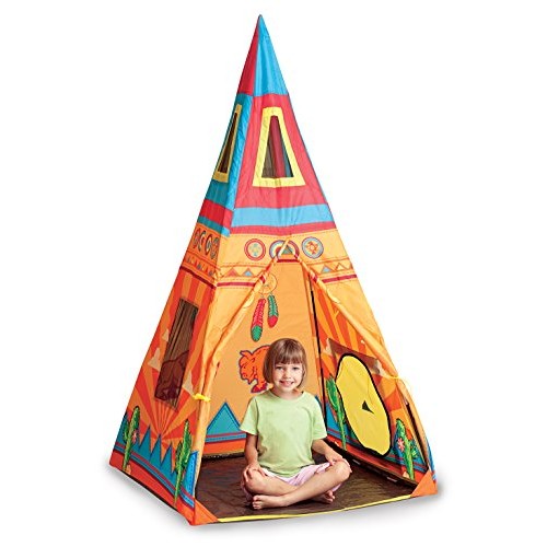 Pacific Play Tents Kids Santé Fe Giant Teepee Tent - 36 x 36 x 67