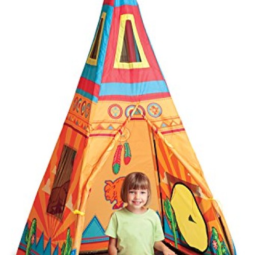 Pacific Play Tents Kids Santé Fe Giant Teepee Tent - 36 x 36 x 67